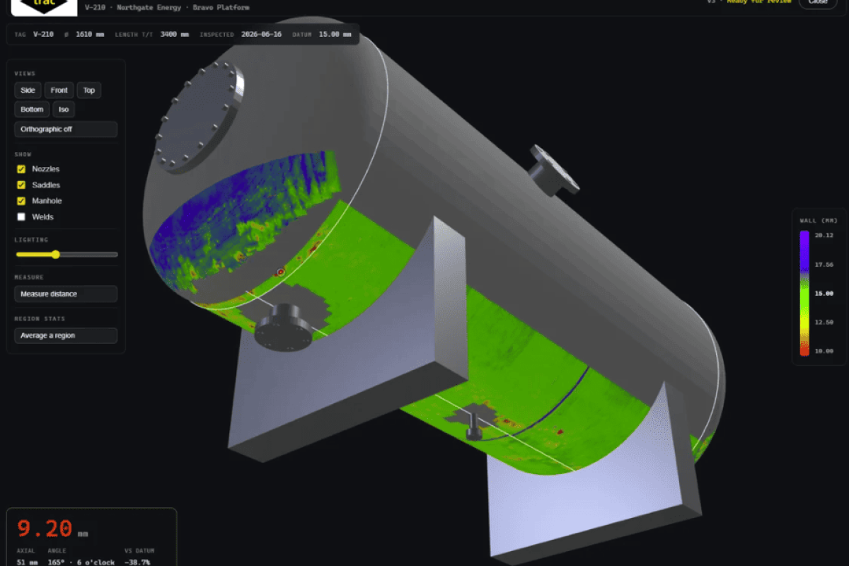 TRAC Energy Launches TRAC-Vue Portal for UT Inspection Data